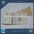 High quality watermark paper invisible fiber gravure security printing with hologram